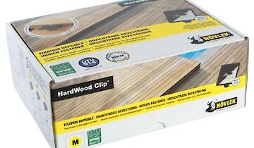 Fixation Hardwood clip slim Accoya
